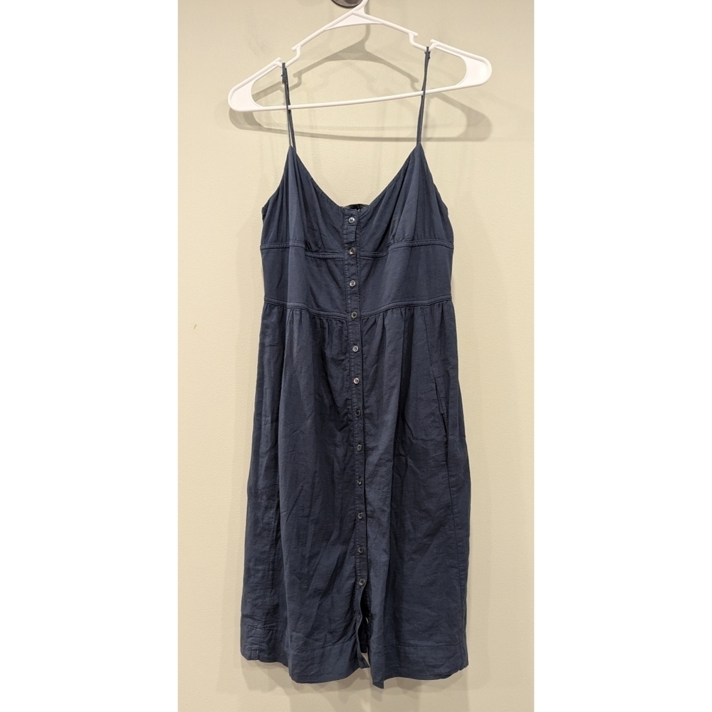 James Perse Blue Spaghetti Strap Sundress Size Medium